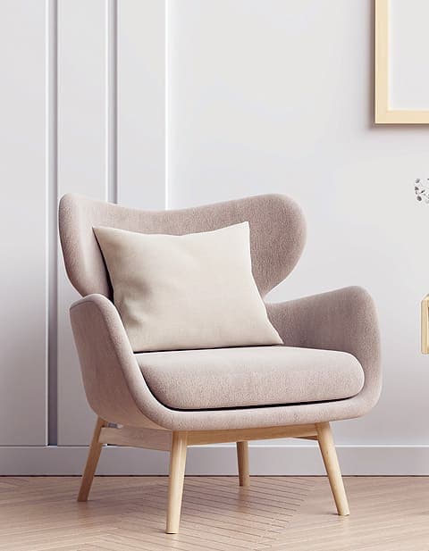 GAYNOUR L-Shape Fabric Sofa